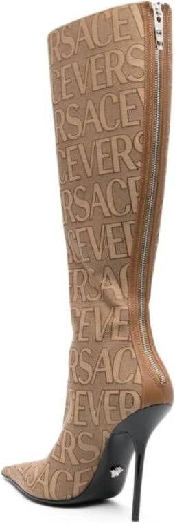 Versace High Boots Bruin Dames