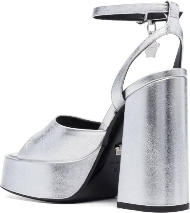 Versace High Heel Sandals Grijs Dames