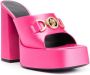 Versace Medusa 95 platform mules Roze Dames - Thumbnail 4