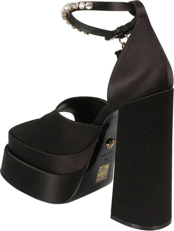 Versace High Heel Sandals Zwart Dames