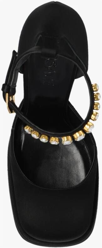 Versace High Heel Sandals Zwart Dames