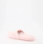 Versace Instapmodel Griekse Stijl Katoenen Pantoffels Pink Dames - Thumbnail 3