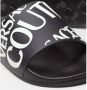 Versace Jeans Couture Fondo Slide Dis. 42 Shoes Gummy Sun Baroque Heren Slippers Zwart - Thumbnail 11