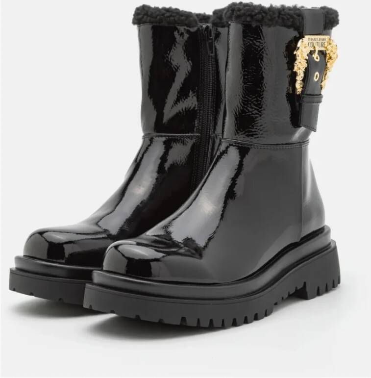 Versace Jeans Couture Drew Naplak Mode Sneakers Blauw Dames