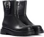 Versace Jeans Couture Zwarte casual gesloten laarsjes Zwart Dames - Thumbnail 3