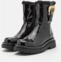 Versace Jeans Couture Drew Naplak Mode Winterlaarzen Black Dames - Thumbnail 4