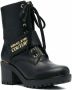 Versace Jeans Couture Logo Haklaarzen Upgrade Jouw Garderobe Black Dames - Thumbnail 5