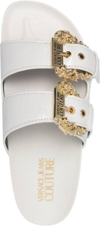 Versace Jeans Couture Arizona Witte Slippers Vrouwen Volwassen