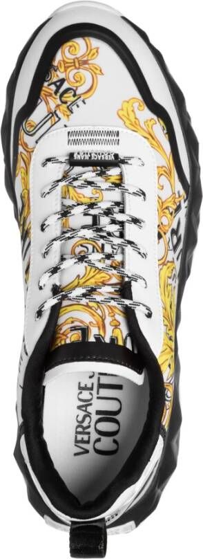 Versace Jeans Couture Atom Logo Couture Sneakers Wit Heren