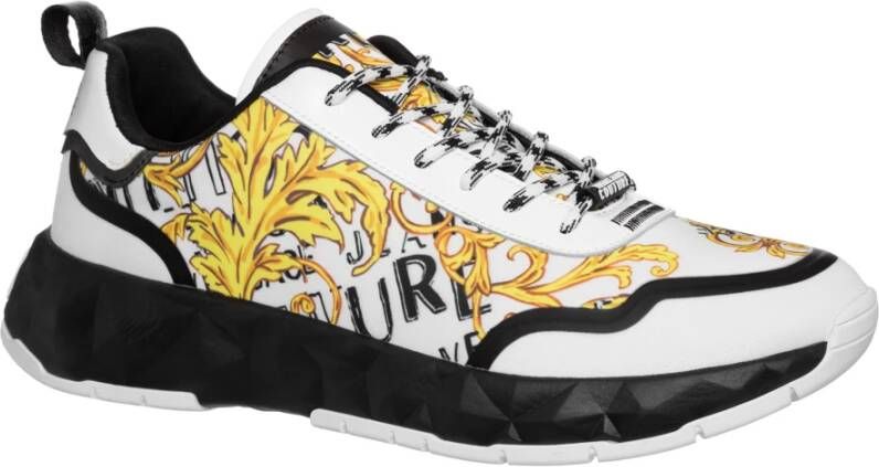 Versace Jeans Couture Atom Logo Couture Sneakers Wit Heren