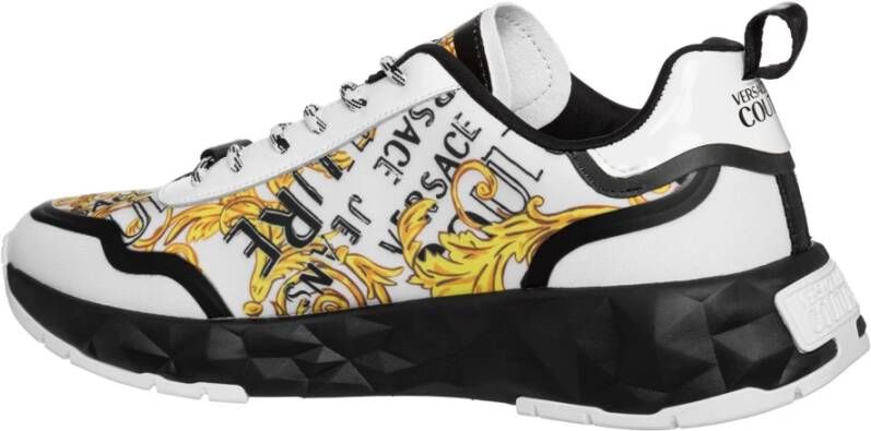 Versace Jeans Couture Atom Logo Couture Sneakers Wit Heren