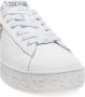 Versace Jeans Couture Baroque Emblem White Leather Sneakers - Thumbnail 2