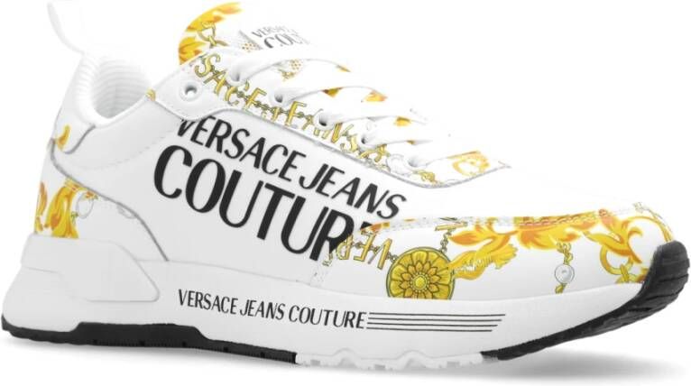 Versace Jeans Couture Bedrukte sneakers Wit Dames