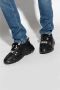 Versace Jeans Couture Lage profiel sneakers voor heren met gladde graaninzetten Black Heren - Thumbnail 12
