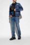 Versace Jeans Couture Lage profiel sneakers voor heren met gladde graaninzetten Black Heren - Thumbnail 13