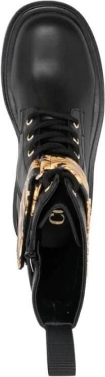 Versace Jeans Couture Black Gold Casual gesloten laarsjes Zwart Dames