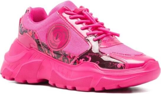 Versace Jeans Couture Fuchsia Sneakers voor Vrouwen
