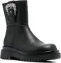 Versace Jeans Couture Zwarte casual gesloten laarsjes Zwart Dames - Thumbnail 6