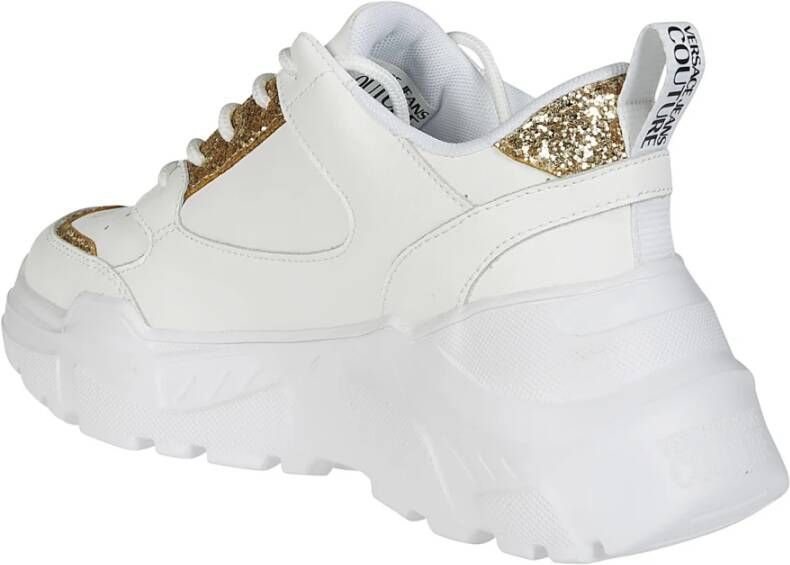 Versace Jeans Couture Casual Sneakers voor dagelijks gebruik White Dames