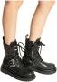 Versace Jeans Couture Zwarte Enkellaarsjes voor Dames met 5 cm Hak Black Dames - Thumbnail 3