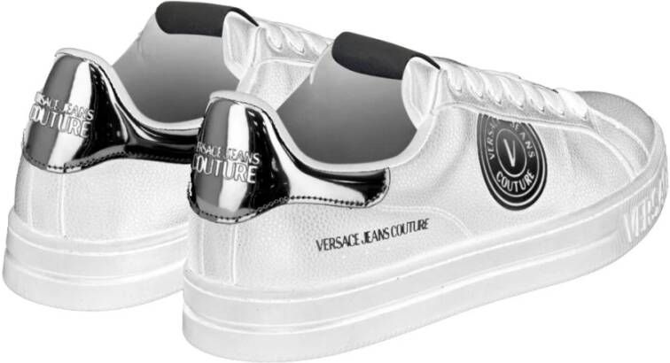 Versace Jeans Couture Court V-Emblem Heren Sneakers White Heren
