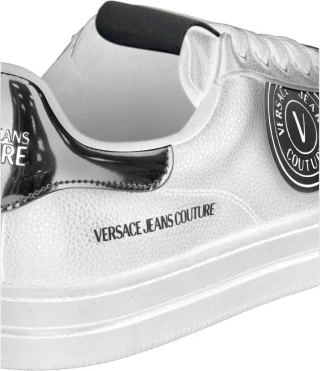 Versace Jeans Couture Court V-Emblem Heren Sneakers White Heren