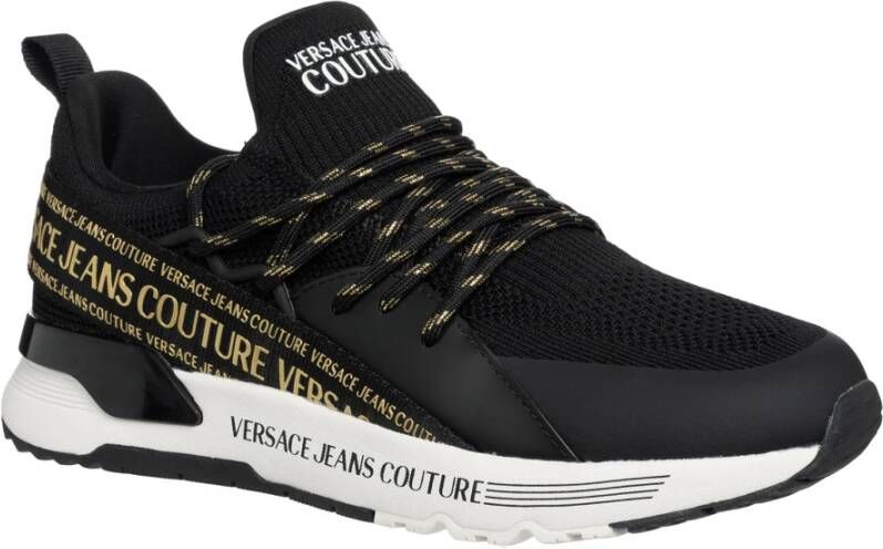 Versace Jeans Couture Dynamic Logo Sneakers Black Dames