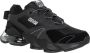 Versace Jeans Couture Zwarte Sneakers met Contrasterende Logo Patches Black Heren - Thumbnail 4