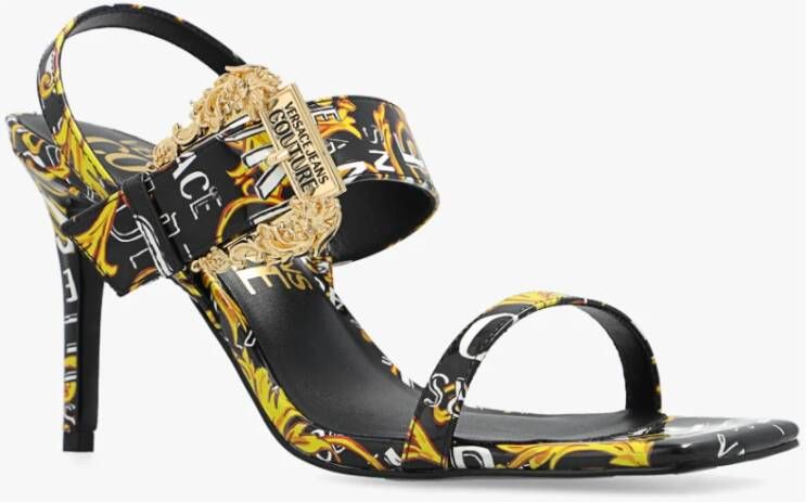 Versace Jeans Couture Emily hakken sandalen Zwart Dames