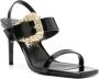 Versace Jeans Couture Barok Hoge hakken sandalen Black Dames - Thumbnail 2