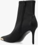 Versace Jeans Couture Glamour Tronchetto met barokdruk en punt afgewerkt met een Logottel 73V3S51-Zs371 zwart goud Zwart Dames - Thumbnail 7
