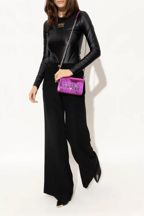 Versace Jeans Couture Enkellaarzen met hak Zwart Dames