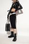 Versace Jeans Couture Zwarte platte schoenen met ritssluiting en klittenbandsluiting Black Dames - Thumbnail 7
