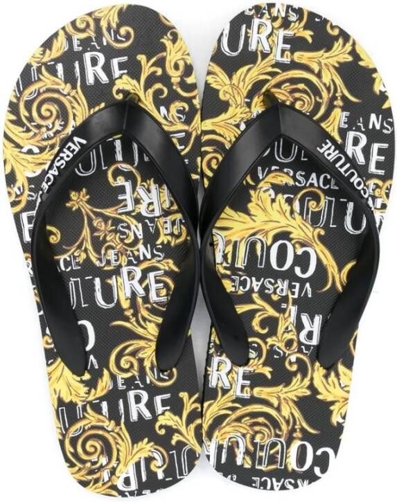 Versace Jeans Couture Flip Flops Zwart Dames
