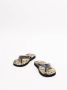 Versace Jeans Couture Logo Couture Flip flops Zwart Dames - Thumbnail 6