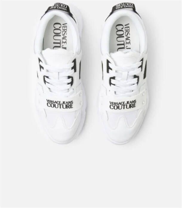 Versace Jeans Couture fondo speedtrack sneakers wit zwart Wit Heren