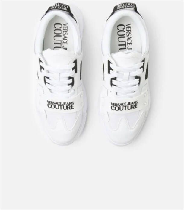 Versace Jeans Fondo Speedtrack Lage sneakers Leren Sneaker Heren Wit - Foto 9
