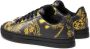 Versace Jeans Couture Gedrukte leren sneakers met gouden detail Black Dames - Thumbnail 4