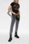 Versace Jeans Couture Zwarte Enkellaarsjes voor Vrouwen Black Dames - Thumbnail 6