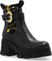 Versace Jeans Couture Zwarte Enkellaarsjes voor Vrouwen Black Dames - Thumbnail 7
