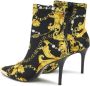 Versace Jeans Couture Barokprint Metalen Detail Enkellaarzen Multicolor Dames - Thumbnail 6