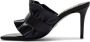 Versace Jeans Couture Stijlvolle Zwarte Hakken Mules Black Dames - Thumbnail 8