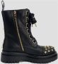 Versace Jeans Couture Zwarte casual gesloten laarsjes Zwart Dames - Thumbnail 2