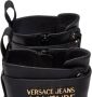 Versace Jeans Couture boots with recognizable logo plaque in an elegant golden tone Zwart Dames - Thumbnail 8