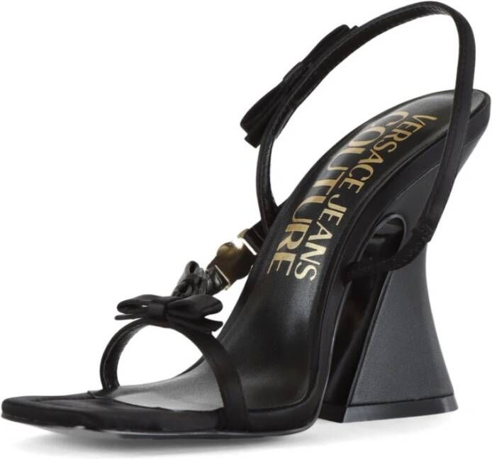 Versace Jeans Couture High Heel Sandals Black Dames