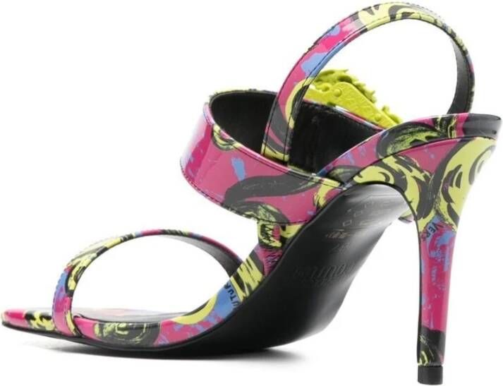 Versace Jeans Couture High Heel Sandals Roze Dames