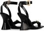 Versace Jeans Couture Zwarte Sandalen voor Stijlvolle Look Black Dames - Thumbnail 12