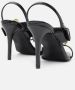 Versace Jeans Couture Barok Gesp Hoge Hak Sandalen Black Dames - Thumbnail 8