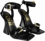 Versace Jeans Couture Zwarte Sandalen voor Stijlvolle Look Black Dames - Thumbnail 13