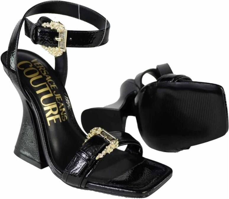 Versace Jeans Couture High Heel Sandals Zwart Dames